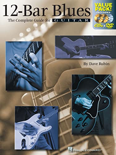 12-bar blues - the complete guide for guitar guitare +dvd: Includes Book, 2 Cds, and a DVD