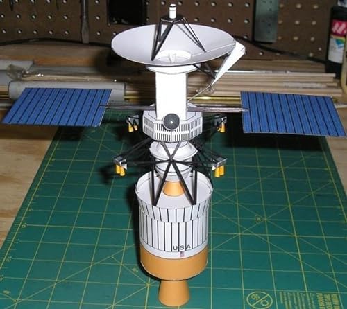 1:48 Escala Magallanes espacial sonda satelital modelo de espacio Kit de modelo de papel Juguete Niños Regalos