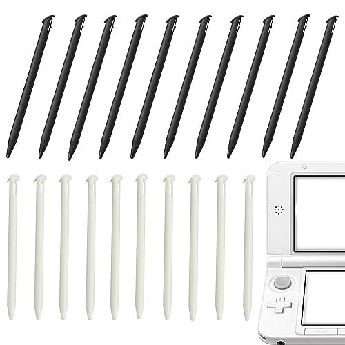 20 pieza plástico Pantalla táctil Pen para Nintendo Stylus Pen táctil de plástico Stylus Bolígrafos de Repuesto para 3DS Sin Demora/Detección de Inclinación para Nintendo 3DS XL Nintendo Wii U Gamepad