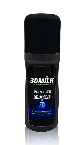 3DMilk Adhesivo de impresión 3D - 100 ml spray adhesivo para impresora 3D - Adhesivo para una mejor adherencia de la cama de impresión - Apto para cualquier placa de impresión - Respetuoso con el