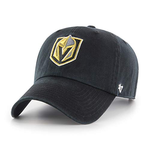 47 brand Las Vegas Golden Knights Adjustable Cap Clean Up NHL Black - One-Size