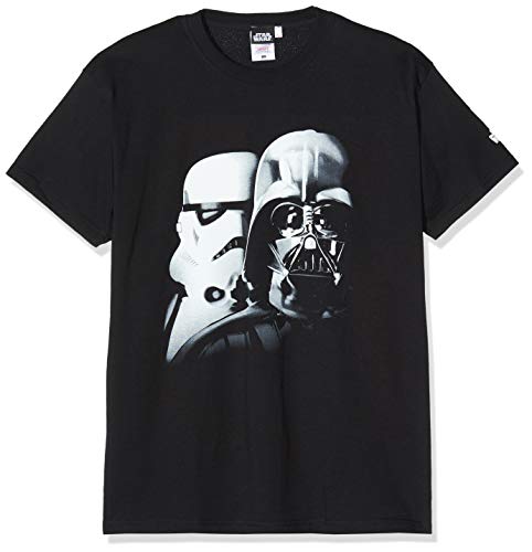 ABYstyle - Star Wars - Camiseta - Vador/Troopers - Hombre - Negro (L)