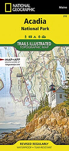 Acadia National Park: Trails Illustrated National Parks: 212 (National Geographic Trails Illustrated Map)