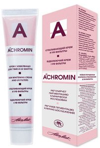 Achromin – Crema blanqueadora para las manchas oscuras, manchas de la vejez y posembarazo y manchas marrones – 45 ml