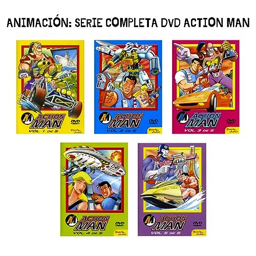 Action Man Serie Animada Completa: Pack de 5 DVDs Slims