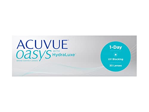 ACUVUE® OASYS 1-DAY con tecnología HydraLuxe™ - Reemplazo Diario - protección UV - 30 lentes