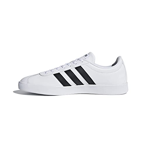 adidas VL Court 2.0 Shoes, Zapatillas Hombre, FTWR White/Core Black/Core Black, 42 EU