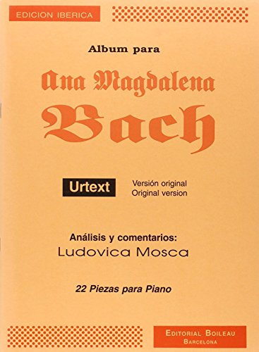 Album para Ana Magdalena (URTEXT) (L.Mosca)