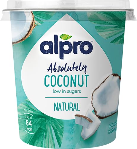 ALPRO POSTRE VEGETAL COCO Absolutely (PACK 4 Und.) REFRIGERADO (Alpro Absolutely Coco Natural, 350g.)