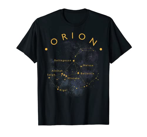 Amante de la astronomía de la constelación de Orión, observación de estrellas Camiseta