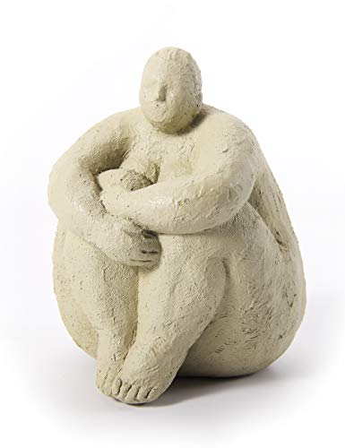 Amoy-Art Figura Mujer Escultura Yoga Decorativa Dama Estatua Resina Regalo 18cm