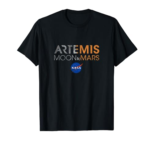 Aprobado por la NASA Artemis Moon To Mars Space con licencia oficial Camiseta