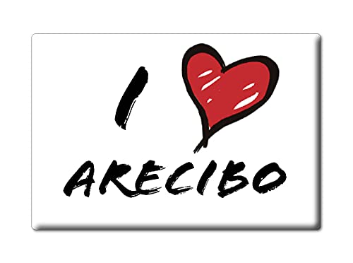 Arecibo en Arecibo County, Puerto Rico Souvenir Imanes De Nevera Iman Fridge Magnet Corazon I Love (VAR. Informal)