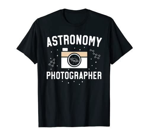 Astronomía Fotógrafo Fotografía Camisa Hombres Cámara Espacial Camiseta
