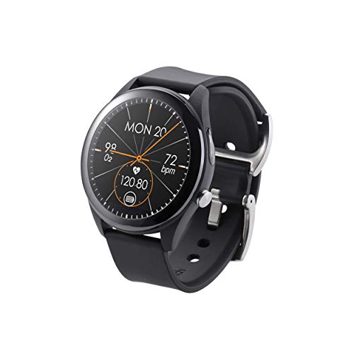 ASUS HC-A05 VivoWatch SP Smartwatch con Monitorización de Pasos, Ruta, Frecuencia Cardiaca, Sueno, Calorías, Altímetro, Resistente al Agua, Color Negro