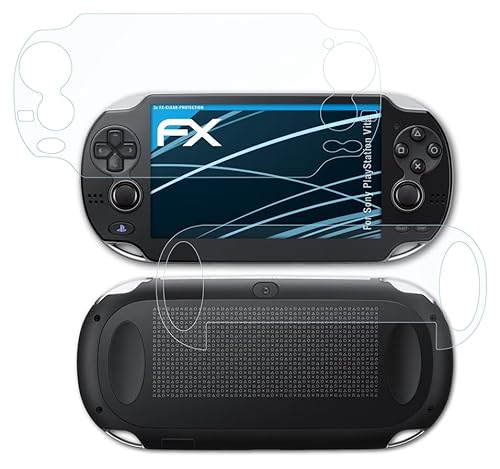 atFoliX Lámina Protectora de Pantalla compatible con Sony PlayStation Vita Película Protectora, ultra transparente FX Lámina Protectora (Set de 3)
