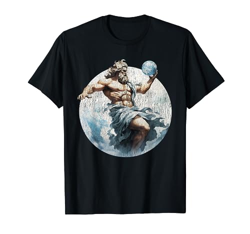 Atlas Dios griego mitología griega Titán Dios Grecia Historia Arte Camiseta