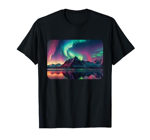Aurora Boreal I Aurora Boreal Islandia Vacaciones Camiseta