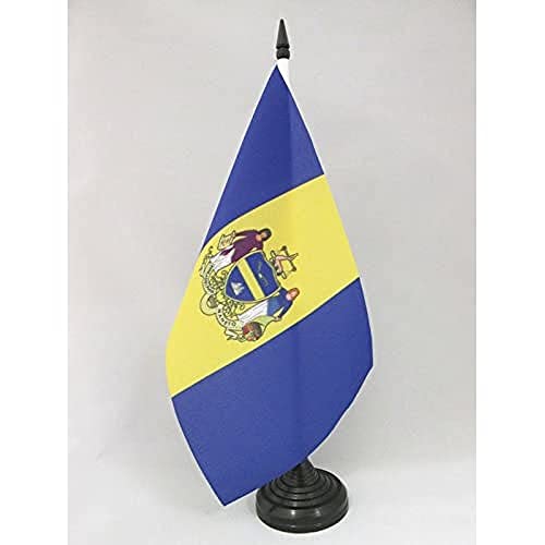 AZ FLAG Bandera de Mesa de la Ciudad DE FILADELFIA 21x14cm - BANDERINA de DESPACHO DE Philadelphia - Pensilvania 14 x 21 cm