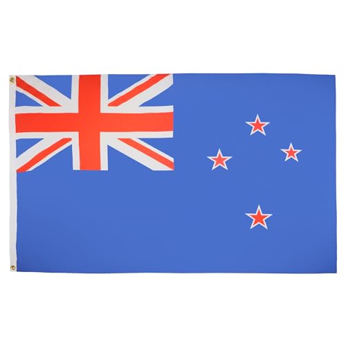 AZ FLAG Bandera de Nueva Zelanda 150x90cm - Bandera NEOZELANDÉSA 90 x 150 cm poliéster Ligero