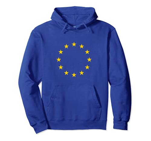 Bandera de la UE Bandera de la Unión Europea Europa Sudadera con Capucha