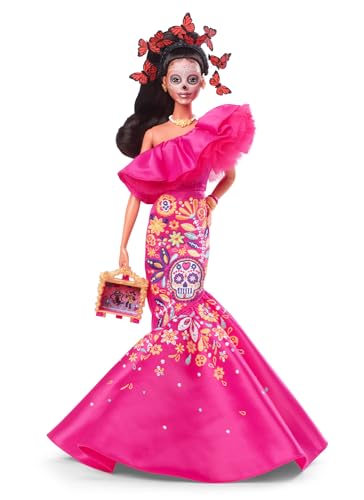 Barbie Signature Barbie Día de Muertos, muñeca, juguete de colección, regalo +3 años (Mattel HJX14)