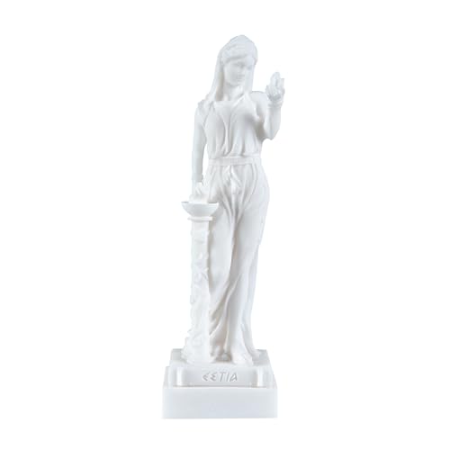 BEAUTIFUL GREEK STATUES Hestia - Estatua de la diosa del hogar, familia y el estado (16 cm)