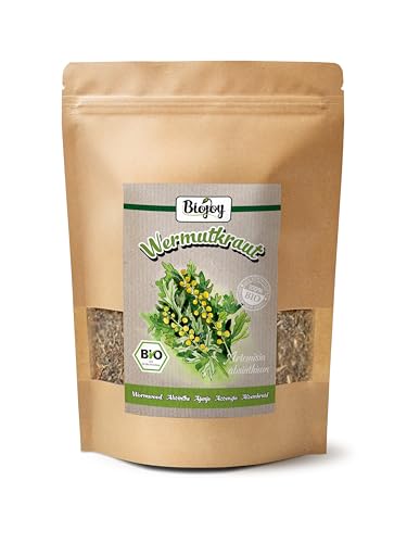 Biojoy Té de Ajenjo BÍO (250 gr), secada y cortada, para infusión, sin aditivos (Artemisia absinthium)
