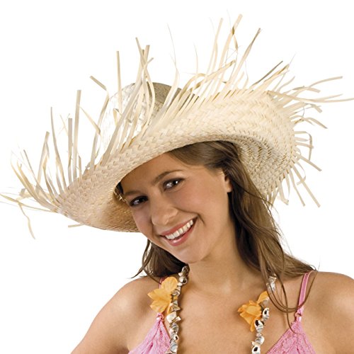 Boland 95441 - Sombrero Caribe, para adultos, sombrero de paja, gorra, sombrero de sol, disfraz, carnaval, fiesta temática, fiesta en la playa