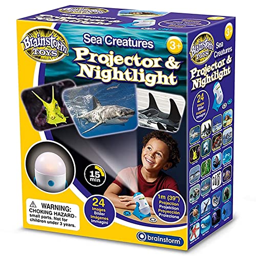 Brainstorm Toys Proyector de Criaturas Marinas y luz Nocturna