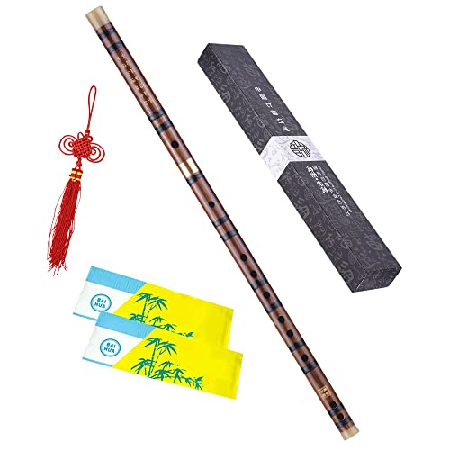 Btuty Flute - Pluggable Bitter Bamboo Flute Dizi tradicional chino mano Música Instrumento clave C Nivel de Estudios Rendimiento