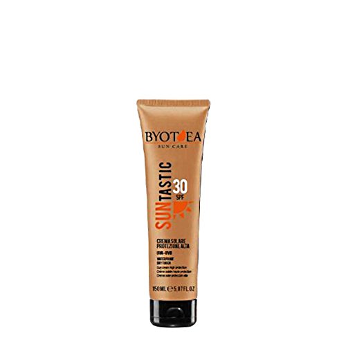 Byothea - SunTastic - Crema solar con factor de protección Alto - Con aceite de Monoi - SPF 30 - Envase de 150 ml