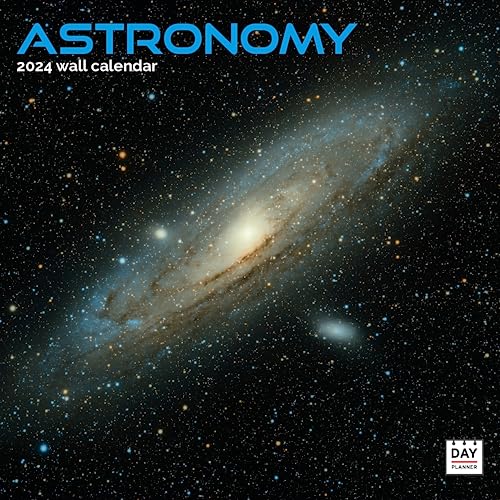 Calendario de astronomía 2024 | Calendario de pared cuadrado | 16 meses | Dayplanner Publishing