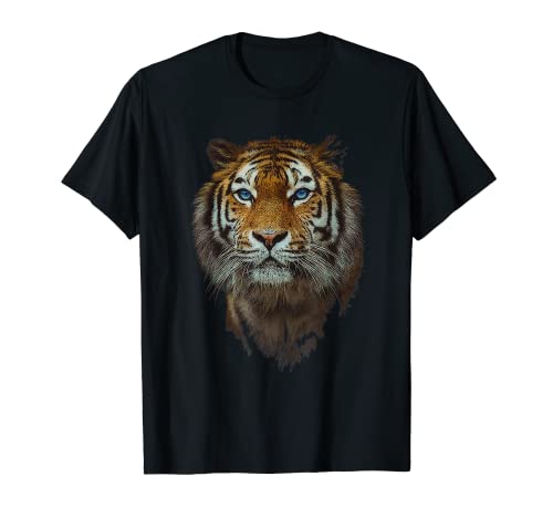 Camisa con estampado de tigre de Bengala en peligro de extinción Camiseta