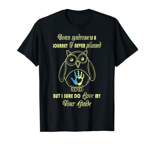 Camiseta de guía turística de Down Syndrome Journey I Never Planed Camiseta