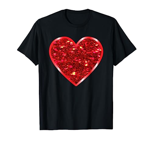 Camiseta del día de San Valentín con corazón rojo | Love Hearts Camiseta