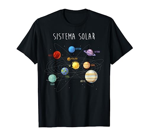Camiseta del planeta, sistema solar con la Tierra, Venus Camiseta