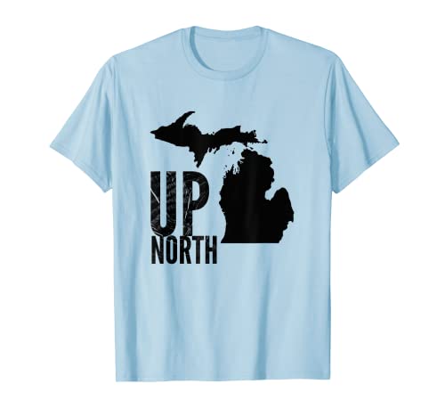 Camiseta Up North Michigan con lagos Camiseta