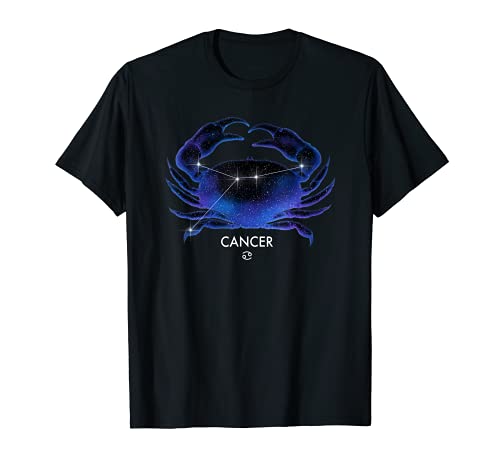 Cáncer el Cangrejo Signo Zodiaco Astrología Constelación Camiseta