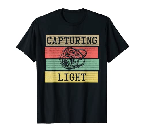 Captura de luz foto paisaje fotografía cámara superior Camiseta