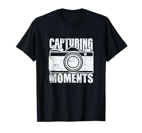 Capturing Moments Cámara de fotógrafo Camiseta