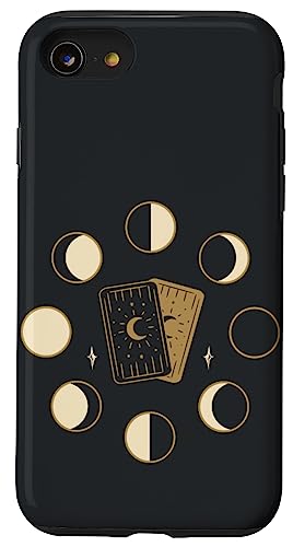 Carcasa para iPhone SE (2020) / 7 / 8 Tarot de astrología de las fases de la luna de la fortuna