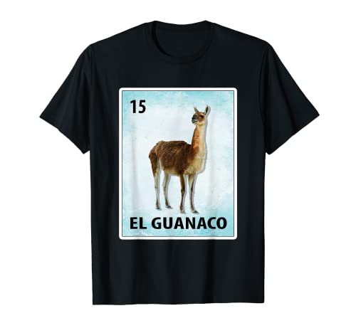 Cartas de Guanaco Mexicano El Guanaco Camiseta