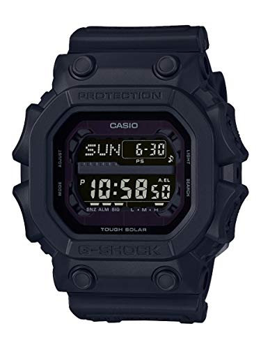Casio G-SHOCK Reloj Digital,radiocontrolado y solar, 20 BAR, Negro, para Hombre, GX-56BB-1ER