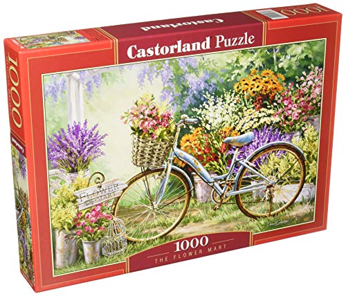 Castorland Jigsaw 1000 pc-The Flower Mart, Multicolor (5904438103898)