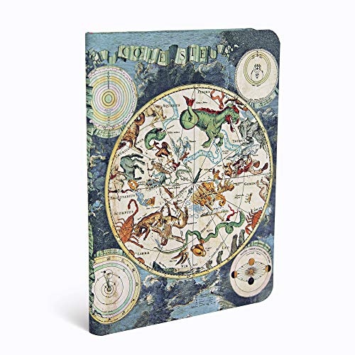 Celestial Planisphere (Early Cartography) Unlined Hardcover Journal: Unlined Midi