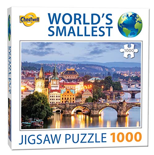 Cheatwell Games World'S Smallest 1000 Piece Puzzle Prague Bridges