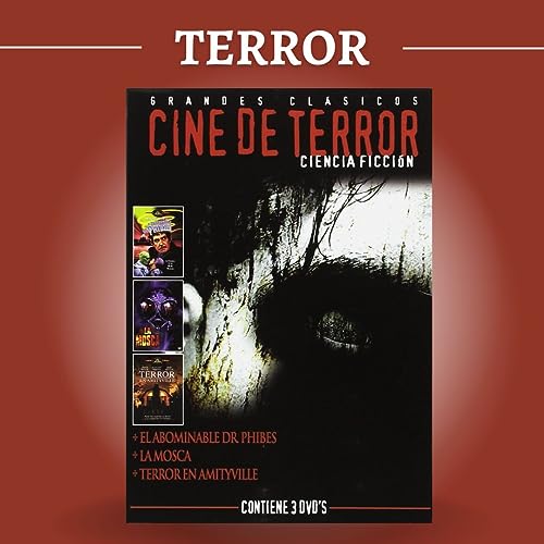 Cine de terror ciencia ficción: TERROR EN AMITYVILLE, LA MOSCA, EL ABOMINABLE DR. PHIBES [DVD]]
