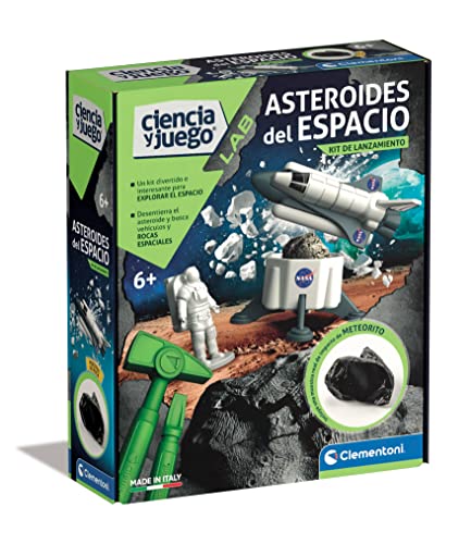 Clementoni NASA Asteroides del Espacio Kit de Lanzamiento Juego científico, Multicolor (55456)