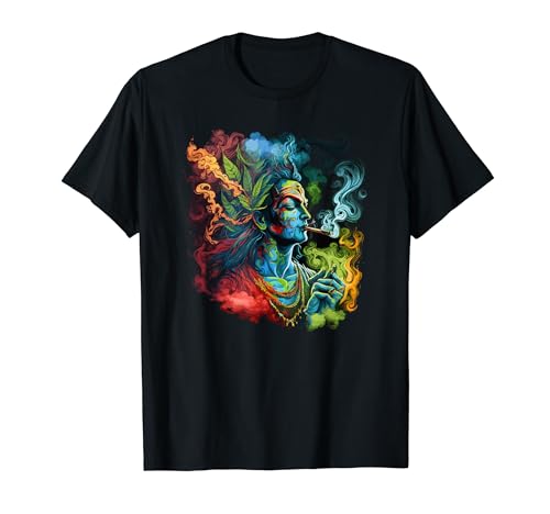 Colorido Shiva Hindú Religioso Espiritual Fe Camiseta